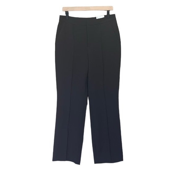 Nine West Wide Leg Front Seam Pants Size 10 Black NWT - Picture 3 of 11